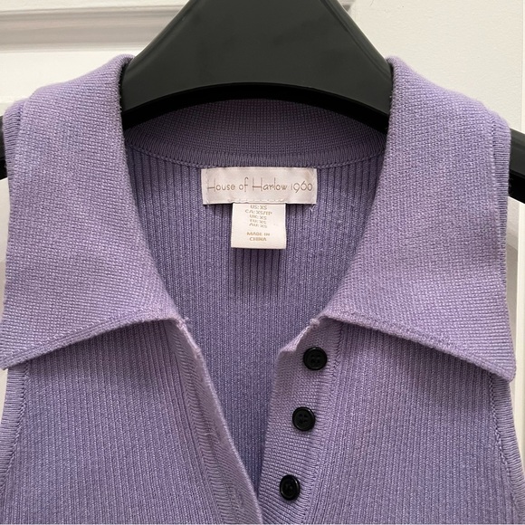 House of Harlow 1960 Lavender Sweater XS/S - Picture 5 of 6